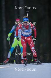 19.12.2014, Pokljuka, Slovenia (SLO): Lukas Hofer (ITA) - IBU world cup biathlon, sprint men, Pokljuka (SLO). www.nordicfocus.com. © Manzoni/NordicFocus. Every downloaded picture is fee-liable.