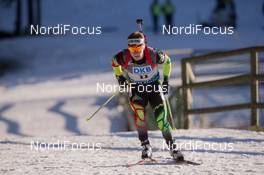 19.12.2014, Pokljuka, Slovenia (SLO): Yuryi Liadov (BLR) - IBU world cup biathlon, sprint men, Pokljuka (SLO). www.nordicfocus.com. © Manzoni/NordicFocus. Every downloaded picture is fee-liable.