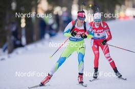 18.12.2014, Pokljuka, Slovenia (SLO): Teja Gregorin (SLO) - IBU world cup biathlon, sprint women, Pokljuka (SLO). www.nordicfocus.com. © Manzoni/NordicFocus. Every downloaded picture is fee-liable.