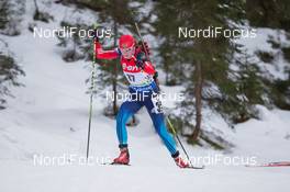 18.12.2014, Pokljuka, Slovenia (SLO): Ekaterina Shumilova (RUS) - IBU world cup biathlon, sprint women, Pokljuka (SLO). www.nordicfocus.com. © Manzoni/NordicFocus. Every downloaded picture is fee-liable.