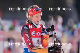 18.12.2014, Pokljuka, Slovenia (SLO): Franziska Preuss (GER) - IBU world cup biathlon, sprint women, Pokljuka (SLO). www.nordicfocus.com. © Manzoni/NordicFocus. Every downloaded picture is fee-liable.