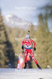 18.12.2014, Pokljuka, Slovenia (SLO): Nicole Gontier (ITA) - IBU world cup biathlon, sprint women, Pokljuka (SLO). www.nordicfocus.com. © Manzoni/NordicFocus. Every downloaded picture is fee-liable.
