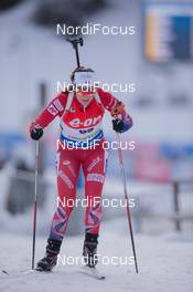 18.12.2014, Pokljuka, Slovenia (SLO): Bente Landheim (NOR) - IBU world cup biathlon, sprint women, Pokljuka (SLO). www.nordicfocus.com. © Manzoni/NordicFocus. Every downloaded picture is fee-liable.