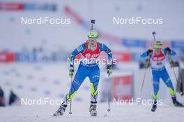 18.12.2014, Pokljuka, Slovenia (SLO): Kritstel Viigipuu (EST) - IBU world cup biathlon, sprint women, Pokljuka (SLO). www.nordicfocus.com. © Manzoni/NordicFocus. Every downloaded picture is fee-liable.