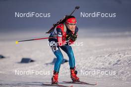 18.12.2014, Pokljuka, Slovenia (SLO): Daria Virolaynen (RUS) - IBU world cup biathlon, sprint women, Pokljuka (SLO). www.nordicfocus.com. © Manzoni/NordicFocus. Every downloaded picture is fee-liable.