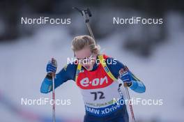 18.12.2014, Pokljuka, Slovenia (SLO): Emma Nilsson (SWE) - IBU world cup biathlon, sprint women, Pokljuka (SLO). www.nordicfocus.com. © Manzoni/NordicFocus. Every downloaded picture is fee-liable.