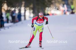 18.12.2014, Pokljuka, Slovenia (SLO): Eva Tofalvi (ROU) - IBU world cup biathlon, sprint women, Pokljuka (SLO). www.nordicfocus.com. © Manzoni/NordicFocus. Every downloaded picture is fee-liable.