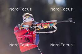 18.12.2014, Pokljuka, Slovenia (SLO): Tiril Eckhoff (NOR) - IBU world cup biathlon, sprint women, Pokljuka (SLO). www.nordicfocus.com. © Manzoni/NordicFocus. Every downloaded picture is fee-liable.