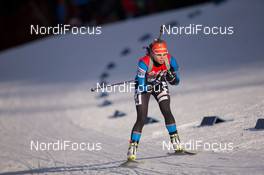 18.12.2014, Pokljuka, Slovenia (SLO): Sanna Markkanen (FIN) - IBU world cup biathlon, sprint women, Pokljuka (SLO). www.nordicfocus.com. © Manzoni/NordicFocus. Every downloaded picture is fee-liable.
