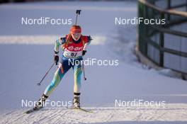 18.12.2014, Pokljuka, Slovenia (SLO): Nadiia Bielkina (UKR) - IBU world cup biathlon, sprint women, Pokljuka (SLO). www.nordicfocus.com. © Manzoni/NordicFocus. Every downloaded picture is fee-liable.
