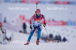 18.12.2014, Pokljuka, Slovenia (SLO): Daria Virolaynen (RUS) - IBU world cup biathlon, sprint women, Pokljuka (SLO). www.nordicfocus.com. © Manzoni/NordicFocus. Every downloaded picture is fee-liable.