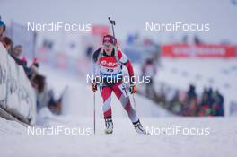 18.12.2014, Pokljuka, Slovenia (SLO): Katharina Innerhofer (AUT) - IBU world cup biathlon, sprint women, Pokljuka (SLO). www.nordicfocus.com. © Manzoni/NordicFocus. Every downloaded picture is fee-liable.