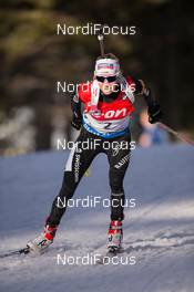 18.12.2014, Pokljuka, Slovenia (SLO): Elisa Gasparin (SUI) - IBU world cup biathlon, sprint women, Pokljuka (SLO). www.nordicfocus.com. © Manzoni/NordicFocus. Every downloaded picture is fee-liable.