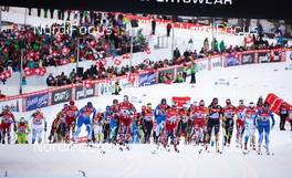 01.01.2014, Lenzerheide, Switzerland (SUI): women's start - FIS world cup cross-country, tour de ski, mass women, Lenzerheide (SUI). www.nordicfocus.com. © Felgenhauer/NordicFocus. Every downloaded picture is fee-liable.