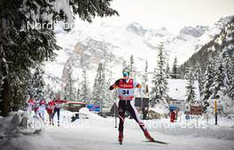 03.01.2014, Cortina-Toblach, Italy (ITA): Johannes Duerr (AUT) - FIS world cup cross-country, tour de ski, pursuit men, Cortina-Toblach (ITA). www.nordicfocus.com. © Felgenhauer/NordicFocus. Every downloaded picture is fee-liable.