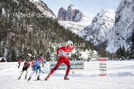 03.01.2014, Cortina-Toblach, Italy (ITA): Martin Jaks (CZE), Lari Lehtonen (FIN), Didrik Toenseth (NOR), (l-r) - FIS world cup cross-country, tour de ski, pursuit men, Cortina-Toblach (ITA). www.nordicfocus.com. © Felgenhauer/NordicFocus. Every downloaded picture is fee-liable.