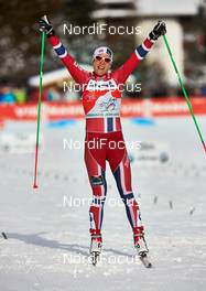 03.01.2014, Cortina-Toblach, Italy (ITA): Astrid Uhrenholdt Jacobsen (NOR) - FIS world cup cross-country, tour de ski, pursuit women, Cortina-Toblach (ITA). www.nordicfocus.com. © Felgenhauer/NordicFocus. Every downloaded picture is fee-liable.