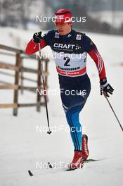 04.01.2014, Val di Fiemme, Italy (ITA): Evgeniy Belov (RUS) - FIS world cup cross-country, tour de ski, 10km men, Val di Fiemme (ITA). www.nordicfocus.com. © Felgenhauer/NordicFocus. Every downloaded picture is fee-liable.