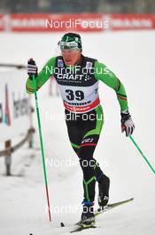 04.01.2014, Val di Fiemme, Italy (ITA): Sergei Dolidovich (BLR) - FIS world cup cross-country, tour de ski, 10km men, Val di Fiemme (ITA). www.nordicfocus.com. © Felgenhauer/NordicFocus. Every downloaded picture is fee-liable.