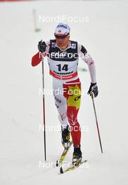 04.01.2014, Val di Fiemme, Italy (ITA): Devon Kershaw (CAN) - FIS world cup cross-country, tour de ski, 10km men, Val di Fiemme (ITA). www.nordicfocus.com. © Felgenhauer/NordicFocus. Every downloaded picture is fee-liable.
