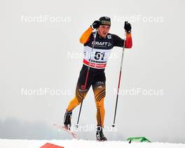 04.01.2014, Val di Fiemme, Italy (ITA): Thomas Bing (GER) - FIS world cup cross-country, tour de ski, 10km men, Val di Fiemme (ITA). www.nordicfocus.com. © Felgenhauer/NordicFocus. Every downloaded picture is fee-liable.