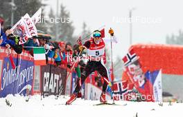 05.01.2014, Val di Fiemme, Italy (ITA): Johannes Duerr (AUT) - FIS world cup cross-country, tour de ski, final climb men, Val di Fiemme (ITA). www.nordicfocus.com. © Felgenhauer/NordicFocus. Every downloaded picture is fee-liable.