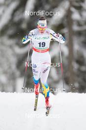 01.02.2014, Toblach, Italy (ITA): Emma Wiken (SWE) - FIS world cup cross-country, 10km women, Toblach (ITA). www.nordicfocus.com. © Manzoni/NordicFocus. Every downloaded picture is fee-liable.