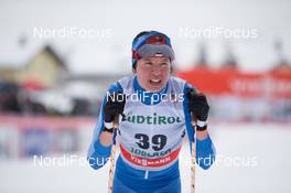 01.02.2014, Toblach, Italy (ITA): Kerttu Niskanen (FIN) - FIS world cup cross-country, 10km women, Toblach (ITA). www.nordicfocus.com. © Manzoni/NordicFocus. Every downloaded picture is fee-liable.