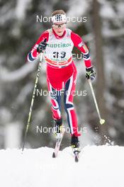01.02.2014, Toblach, Italy (ITA): Kristin Stoermer Steira (NOR) - FIS world cup cross-country, 10km women, Toblach (ITA). www.nordicfocus.com. © Manzoni/NordicFocus. Every downloaded picture is fee-liable.