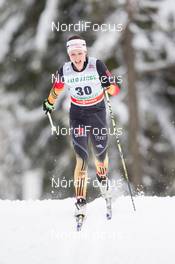 01.02.2014, Toblach, Italy (ITA): Katrin Zeller (GER) - FIS world cup cross-country, 10km women, Toblach (ITA). www.nordicfocus.com. © Manzoni/NordicFocus. Every downloaded picture is fee-liable.