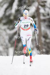 01.02.2014, Toblach, Italy (ITA): Sara Lindborg (SWE) - FIS world cup cross-country, 10km women, Toblach (ITA). www.nordicfocus.com. © Manzoni/NordicFocus. Every downloaded picture is fee-liable.
