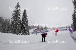 01.02.2014, Toblach, Italy (ITA): Event Feature: Athletes practice before the race - FIS world cup cross-country, 10km women, Toblach (ITA). www.nordicfocus.com. © Manzoni/NordicFocus. Every downloaded picture is fee-liable.