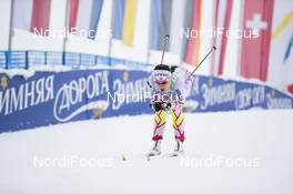 01.02.2014, Toblach, Italy (ITA): Emily Nishikawa (CAN) - FIS world cup cross-country, 10km women, Toblach (ITA). www.nordicfocus.com. © Manzoni/NordicFocus. Every downloaded picture is fee-liable.