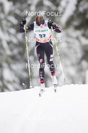 01.02.2014, Toblach, Italy (ITA): Elizabeth Stephen (USA) - FIS world cup cross-country, 10km women, Toblach (ITA). www.nordicfocus.com. © Manzoni/NordicFocus. Every downloaded picture is fee-liable.