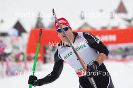 02.02.2014, Toblach, Italy (ITA): Jovian Hediger (SUI) - FIS world cup cross-country, individual sprint, Toblach (ITA). www.nordicfocus.com. © Manzoni/NordicFocus. Every downloaded picture is fee-liable.