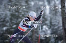 02.02.2014, Toblach, Italy (ITA): Sophie Caldwell (USA) - FIS world cup cross-country, individual sprint, Toblach (ITA). www.nordicfocus.com. © Manzoni/NordicFocus. Every downloaded picture is fee-liable.