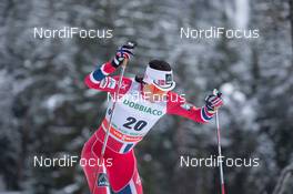 02.02.2014, Toblach, Italy (ITA): Marit Bjoergen (NOR) - FIS world cup cross-country, individual sprint, Toblach (ITA). www.nordicfocus.com. © Manzoni/NordicFocus. Every downloaded picture is fee-liable.