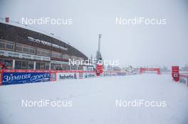 31.01.2014, Toblach, Italy (ITA): Event Feature: the Cross Country stadium of Toblach the day before the first competition - FIS world cup cross-country, training, Toblach (ITA). www.nordicfocus.com. © Manzoni/NordicFocus. Every downloaded picture is fee-liable.