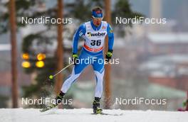 02.03.2014, Lahti, Finland (FIN): Lari Lehtonen (FIN), Fischer, One Way, Rottefella, Craft - FIS world cup cross-country, 15km men, Lahti (FIN). www.nordicfocus.com. © Laiho/NordicFocus. Every downloaded picture is fee-liable.