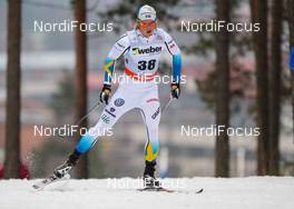 02.03.2014, Lahti, Finland (FIN): Lars Nelson (SWE), Rossignol, Skigo, Rottefella, Craft - FIS world cup cross-country, 15km men, Lahti (FIN). www.nordicfocus.com. © Laiho/NordicFocus. Every downloaded picture is fee-liable.