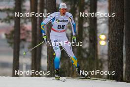 02.03.2014, Lahti, Finland (FIN): Daniel Rickardsson (SWE), Fischer, One Way, Rottefella, Craft - FIS world cup cross-country, 15km men, Lahti (FIN). www.nordicfocus.com. © Laiho/NordicFocus. Every downloaded picture is fee-liable.