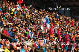 01.03.2014, Lahti, Finland (FIN): spectators at the stadium - FIS world cup cross-country, individual sprint, Lahti (FIN). www.nordicfocus.com. © Laiho/NordicFocus. Every downloaded picture is fee-liable.
