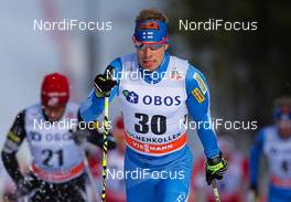 08.03.2014, Oslo, Norway (NOR): Lari Lehtonen (FIN), Fischer, One Way, Rottefella, Craft - FIS world cup cross-country, mass men, Oslo (NOR). www.nordicfocus.com. © Laiho/NordicFocus. Every downloaded picture is fee-liable.
