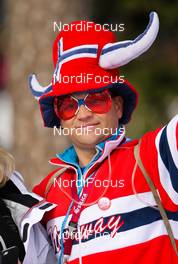 08.03.2014, Oslo, Norway (NOR): a norwegian fan - FIS world cup cross-country, mass men, Oslo (NOR). www.nordicfocus.com. © Laiho/NordicFocus. Every downloaded picture is fee-liable.
