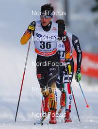 08.03.2014, Oslo, Norway (NOR): Jonas Dobler (GER) - FIS world cup cross-country, mass men, Oslo (NOR). www.nordicfocus.com. © Laiho/NordicFocus. Every downloaded picture is fee-liable.