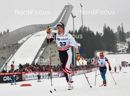09.03.2014, Oslo, Norway (NOR): Teresa Stadlober (AUT), Yulia Tchekaleva (RUS), (l-r) - FIS world cup cross-country, mass women, Oslo (NOR). www.nordicfocus.com. © Felgenhauer/NordicFocus. Every downloaded picture is fee-liable.