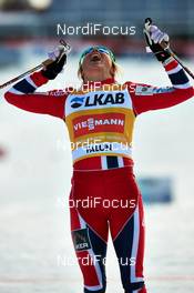 16.03.2014, Falun, Sweden (SWE): Therese Johaug (NOR) - FIS world cup cross-country, 10km women handicap start, Falun (SWE). www.nordicfocus.com. © Felgenhauer/NordicFocus. Every downloaded picture is fee-liable.