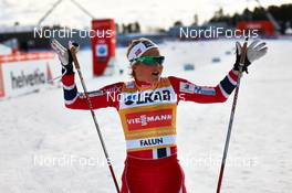 16.03.2014, Falun, Sweden (SWE): Therese Johaug (NOR) - FIS world cup cross-country, 10km women handicap start, Falun (SWE). www.nordicfocus.com. © Felgenhauer/NordicFocus. Every downloaded picture is fee-liable.