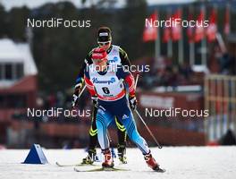 16.03.2014, Falun, Sweden (SWE): Maxim Vylegzhanin (RUS) - FIS world cup cross-country, 15km men handicap start, Falun (SWE). www.nordicfocus.com. © Felgenhauer/NordicFocus. Every downloaded picture is fee-liable.