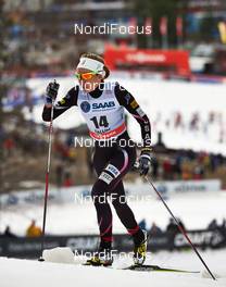 14.03.2014, Falun, Sweden (SWE): Sophie Caldwell (USA) - FIS world cup cross-country, individual sprint, Falun (SWE). www.nordicfocus.com. © Felgenhauer/NordicFocus. Every downloaded picture is fee-liable.
